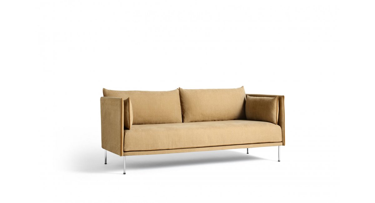 HAY_Silhouette Sofá 2 seater_2 asientos_low chrome base_base baja cromada_MINIM Showroom_Madrid_Barcelona