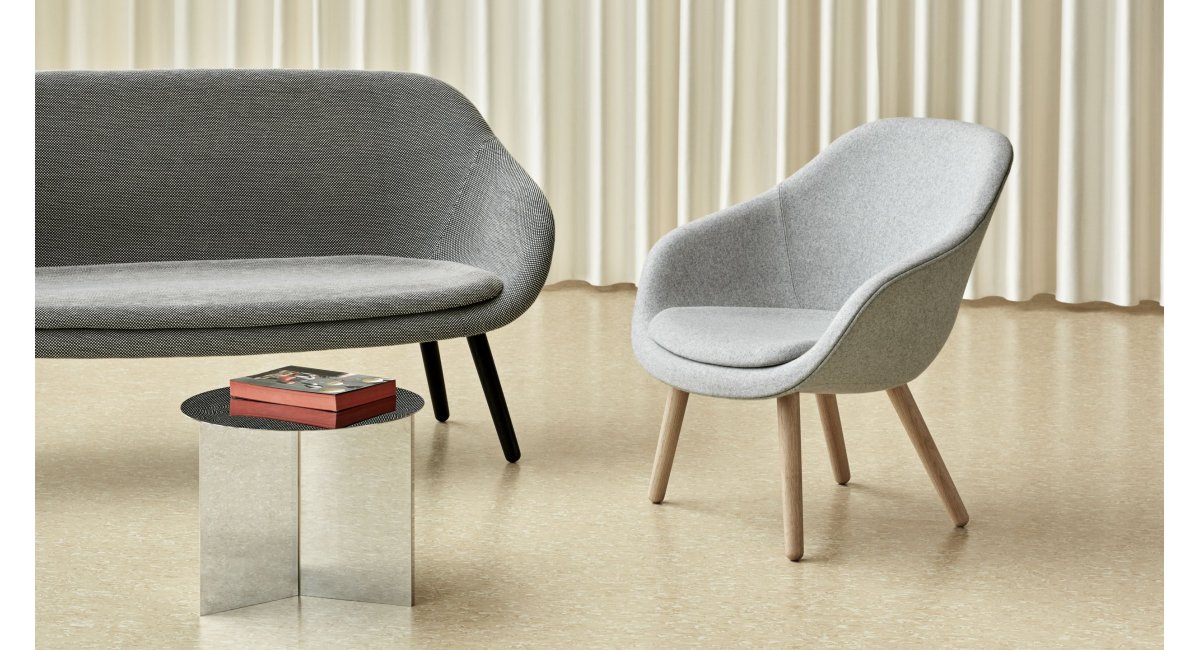 HAY_AAL Sofa oak black_roble negro_ seat cushion Dot_ cojín del asiento Dot_MINIM Showroom_Madrid_Barcelona_lifestyle