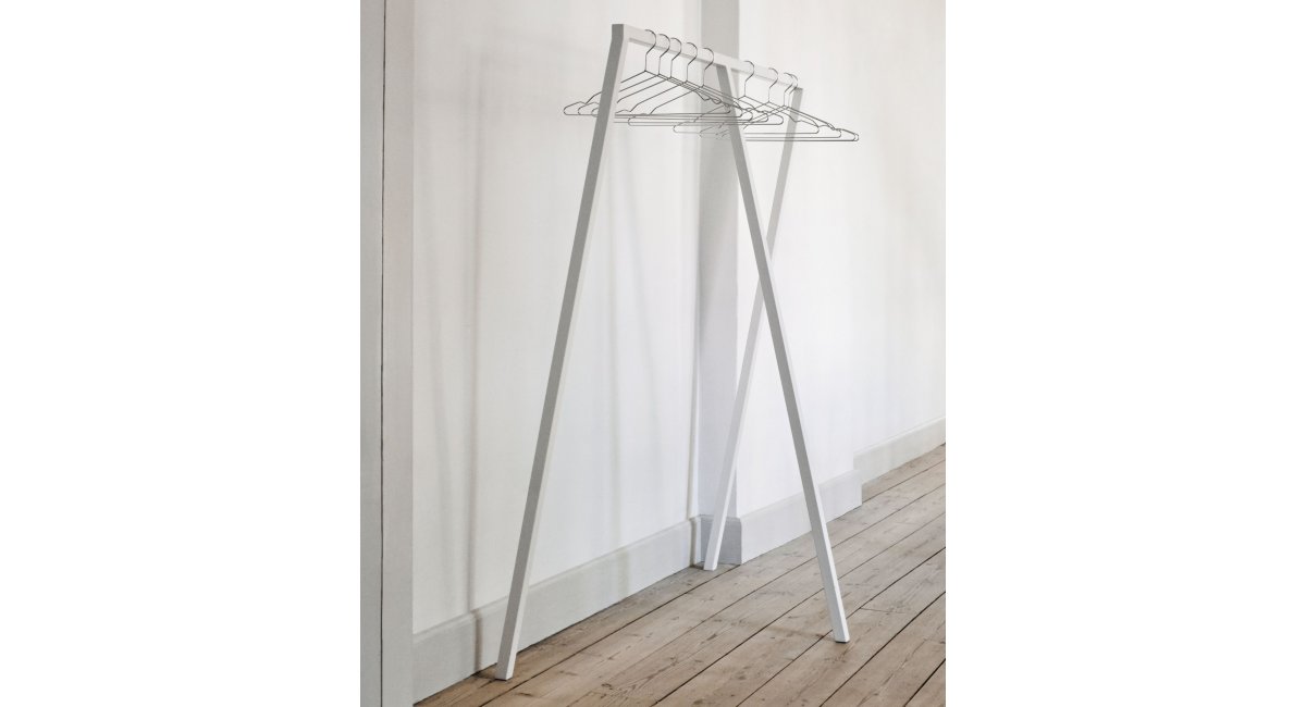 HAY_Loop Stand Wardrobe white_blanco_Hang silver_MINIM Showroom_Madrid_Barcelona