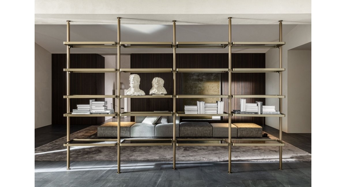 Hector - estantería - Molteni - MINIM - lifestyle - varios acabados