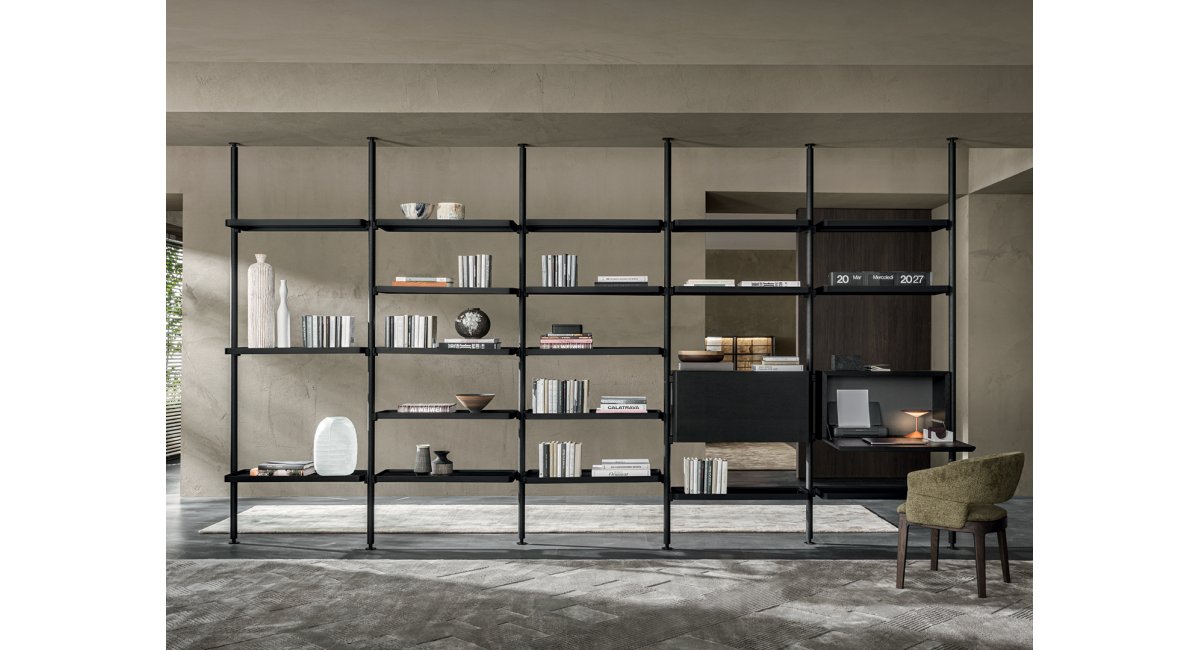 Hector - estantería - Molteni - MINIM - lifestyle salón