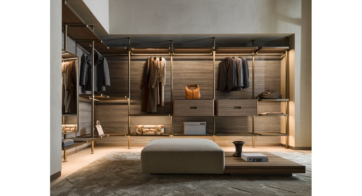 Hector Night - estanterías - vestidor - Molteni - MINIM