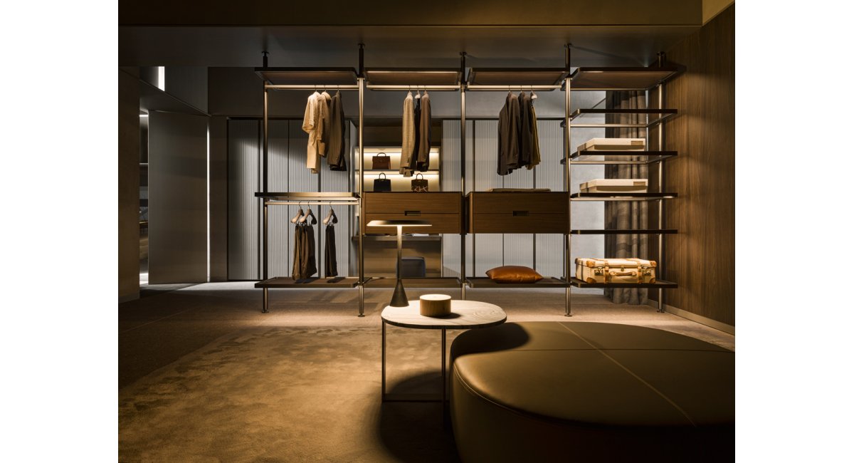 Hector Night - estanterías - vestidor - Molteni - MINIM