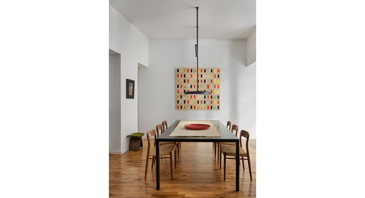 Infra Structure Episode 2 -Sistema de iluminación Flos - MINIM - lifestyle iluminación comedor