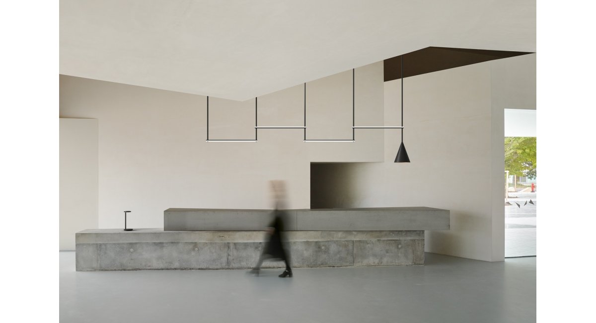 Infra Structure Episode 2 -Sistema de iluminación Flos - MINIM - lifestyle iluminación galería