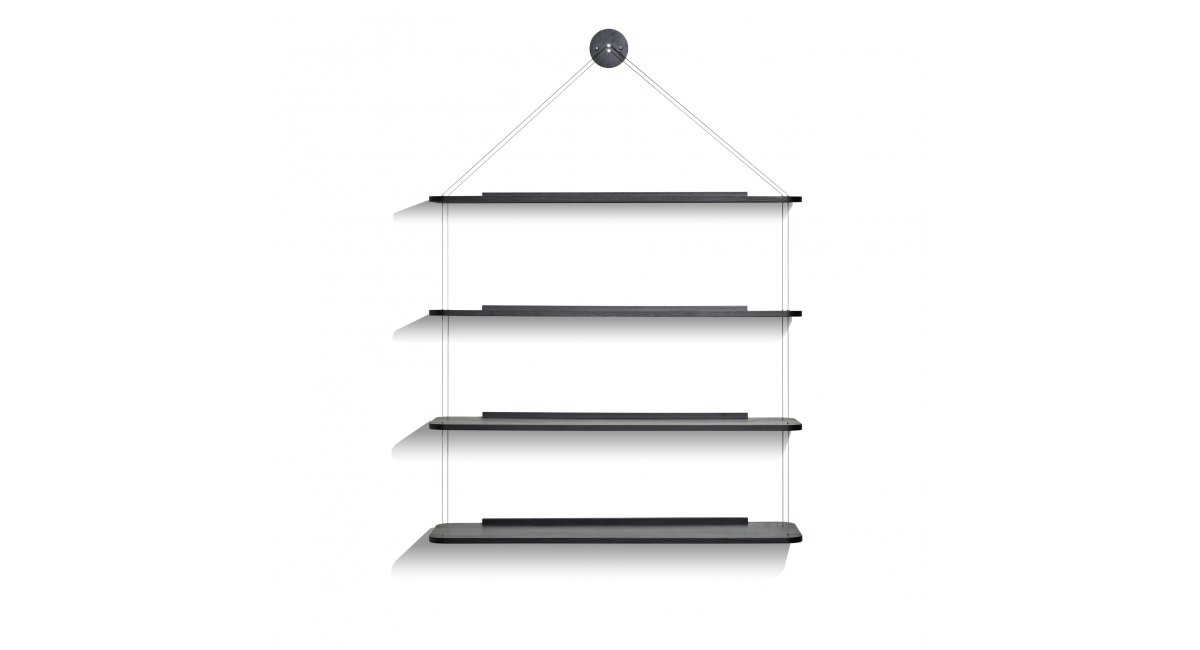 Karakter _ Libreria Pensile - estantería color negro - MINIM