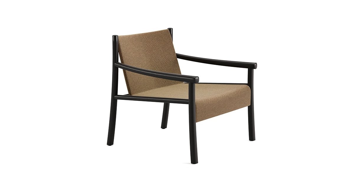 Kata - sillón lounge - madera de roble - Arper - MINIM