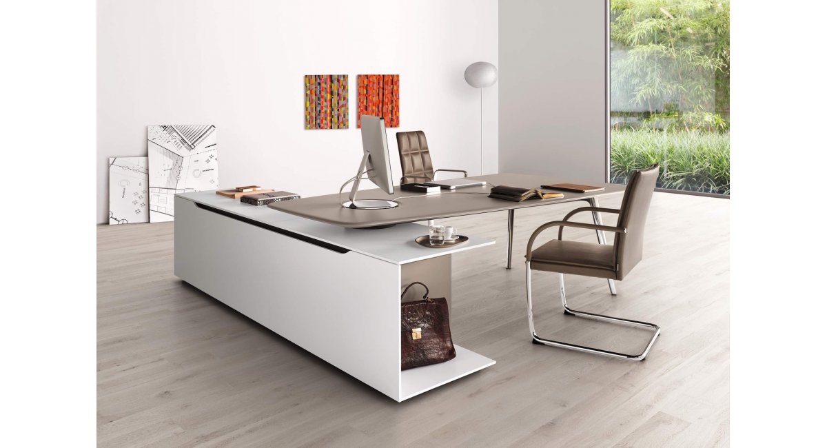 Keypiece Communication Desk - escritorio - modular - Walter Knoll - MINIM - lifestyle estudio