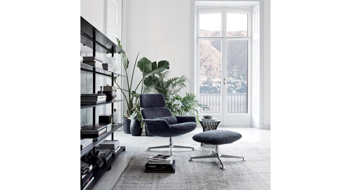Knoll-KN02Swivel andRecliningLounge Chair-PieroLissoni2018-MINIMShowroom