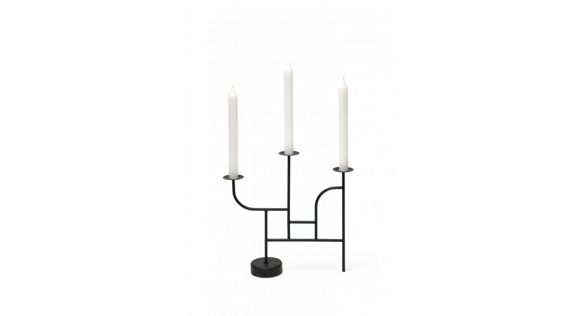 LINES &amp; CANDLES - candelabro - portavelas - Gofi - MINIM - candelabro 3 velas