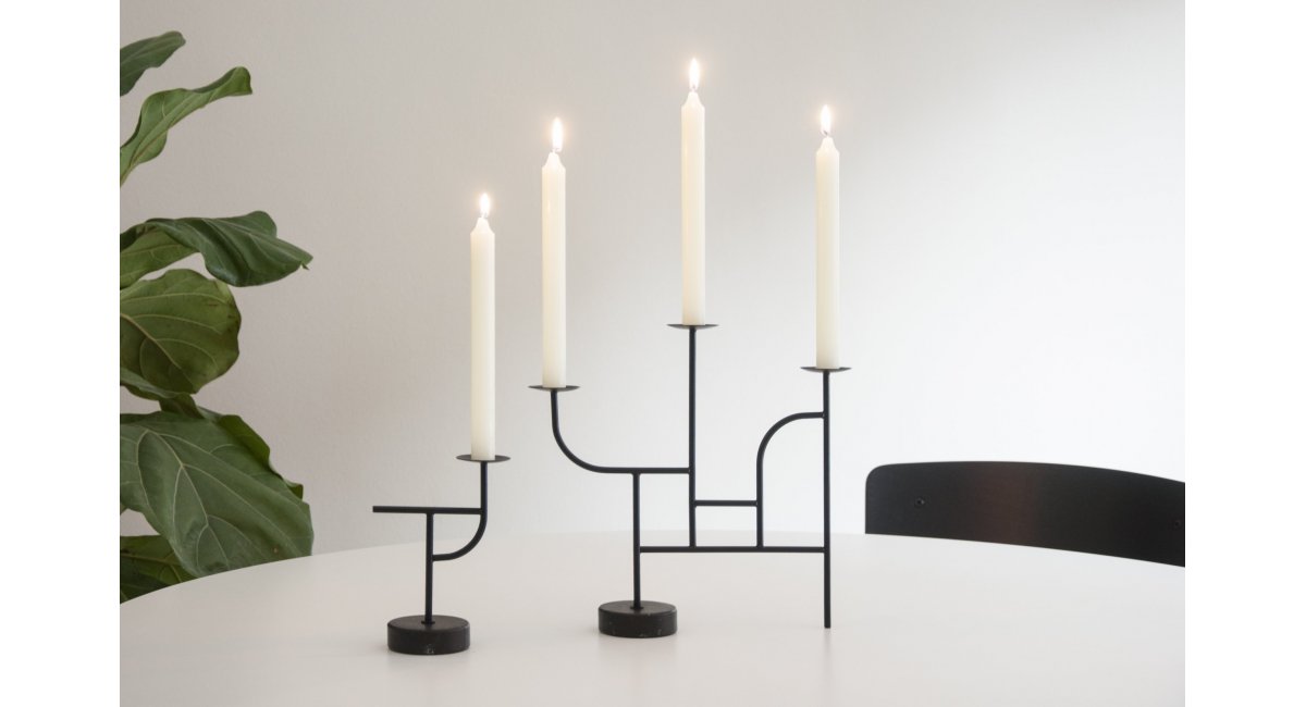 LINES &amp; CANDLES - candelabro - portavelas - Gofi - MINIM - lifestyle