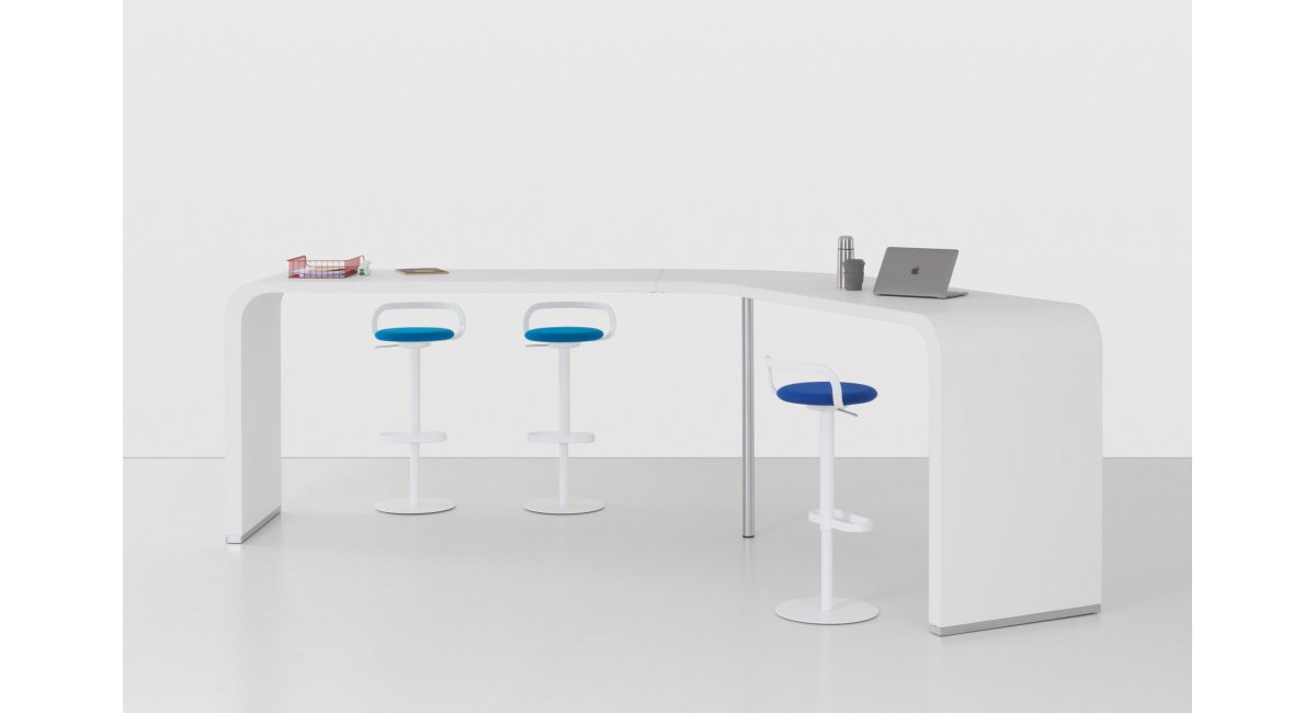 La Palma_mesa blanca_mesa modular_mesa estudio_mesa oficina_mesa alta_MINIM Showroom_Madrid_Barcelona