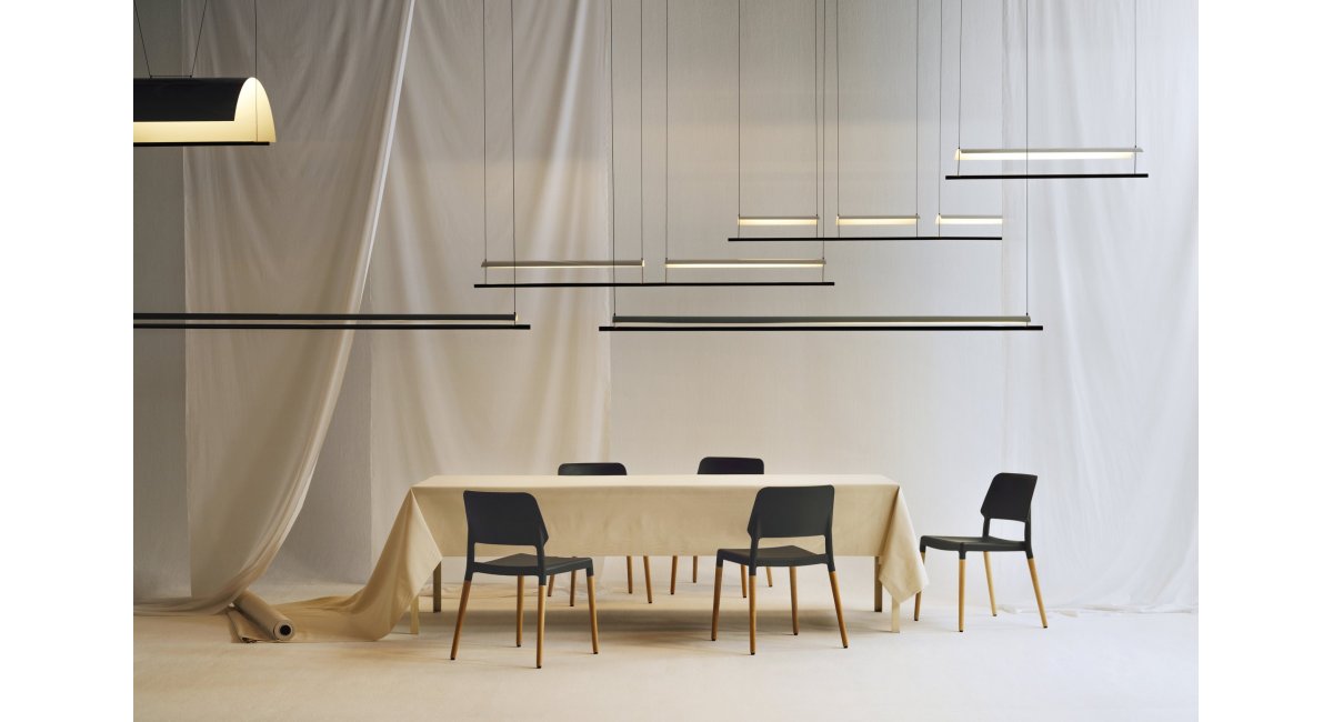 Lamina _ lámpara de techo - SANTA COLE - MINIM - lifestyle comedor