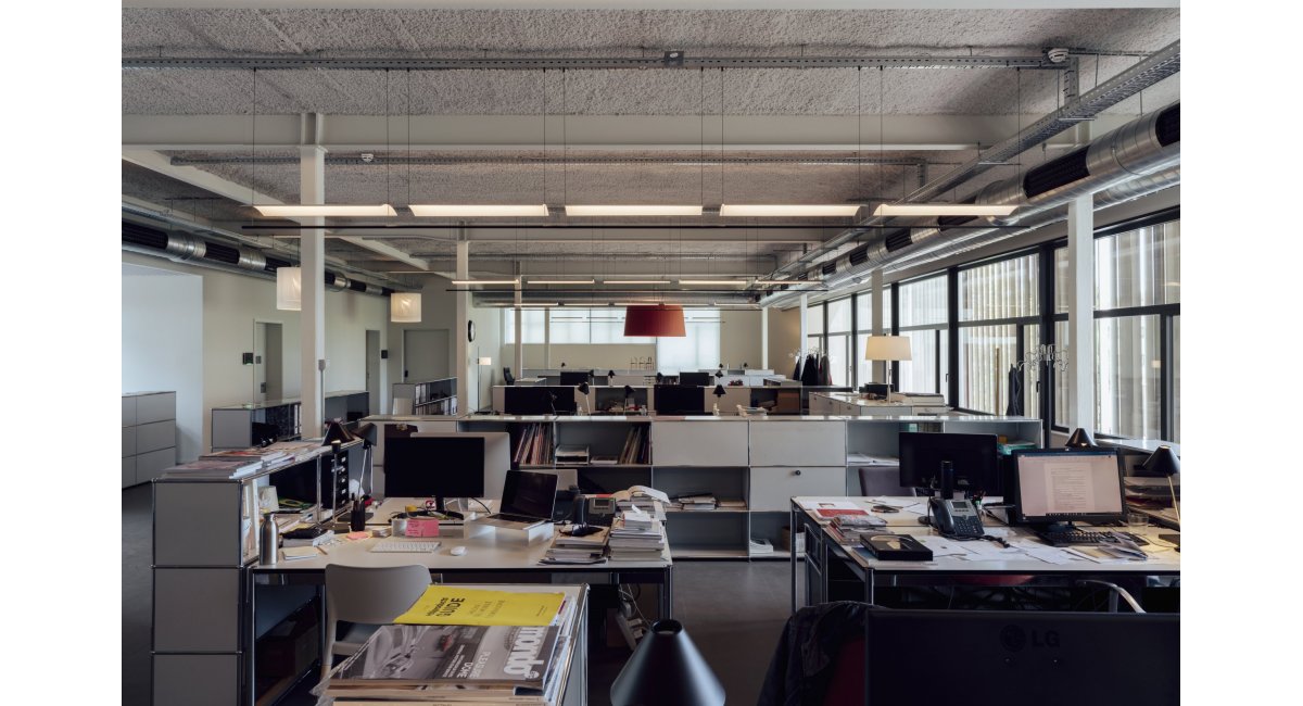 Lamina _ lámpara de techo - SANTA COLE - MINIM - lifestyle oficina