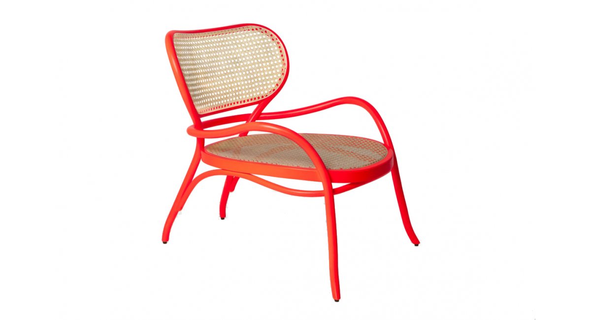 Lehnstuhl - butaca - gebrueder thonet vienna - MINIM - estructura roja