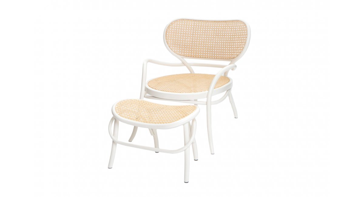 Lehnstuhl - butaca - gebrueder thonet vienna - MINIM - sillón con reposapies