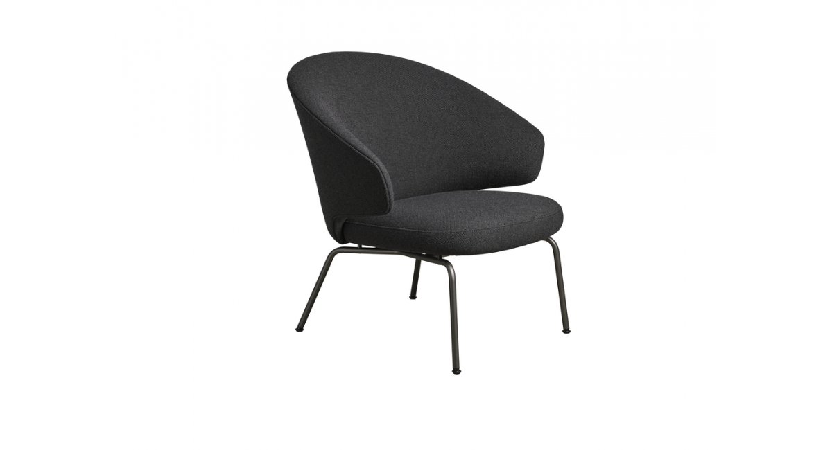 Let - Armchair - butaca gris - Fritz Hansen - MINIM