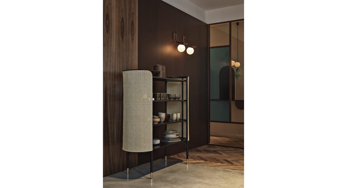 MOS - bookcase - librería - GamFratesi - gebrüder Thonet Vienna - GTV - MINIM - lifestyle recibidor