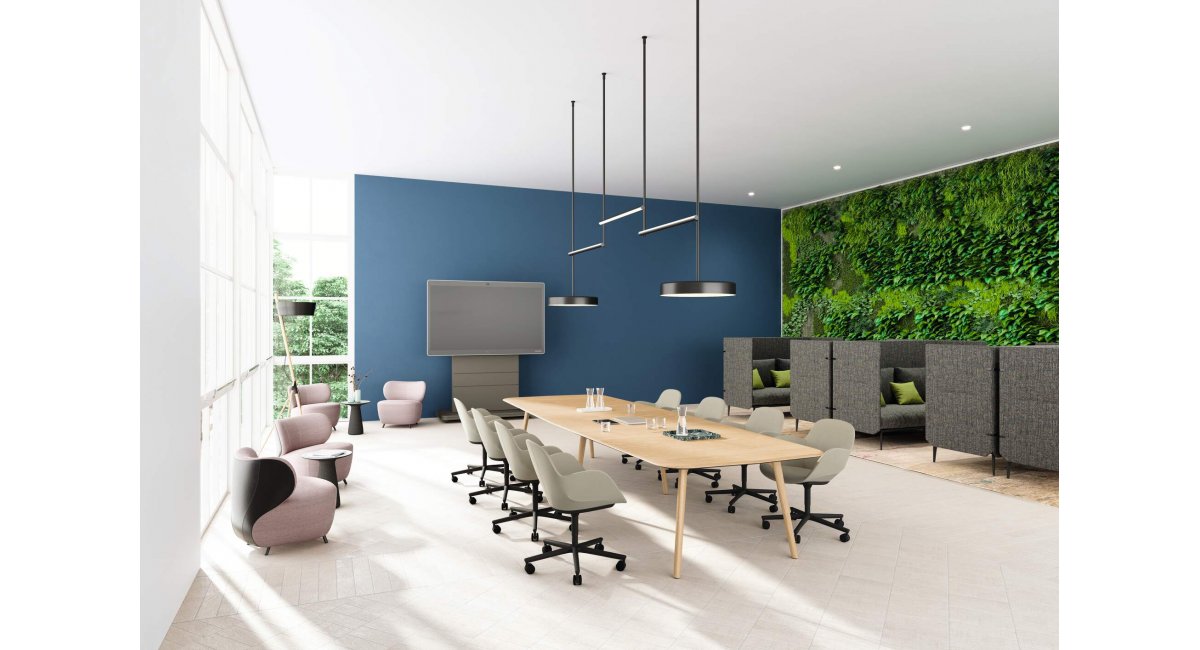 Media X Stele - soporte TV - Walter Knoll - MINIM - Lifestyle oficina