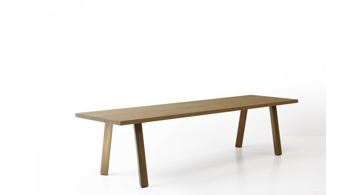 Mesa RYOBA_Porro_mesa de cocina_mesa de comedor_patas metal_MINIM Showroom_Madrid_Barcelona