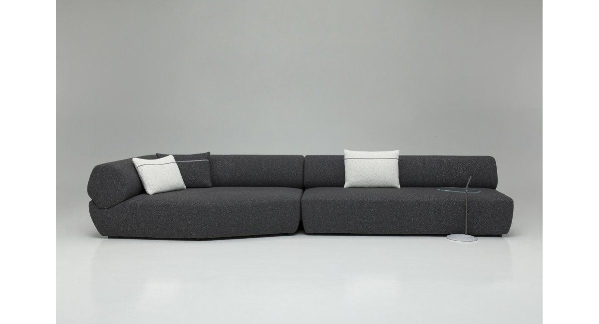 Naviglio_sofá_BB Italia_tejido o piel_ tablero vidrio_color gris oscuro_modular_MINIM_Barcelona_Madrid