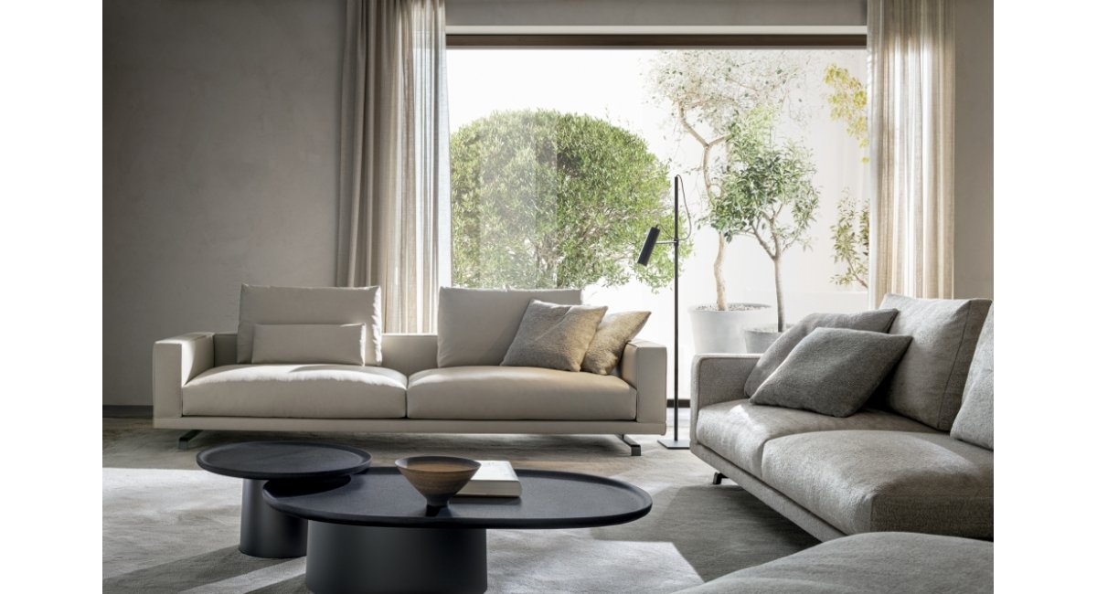 OCTAVE - SOFÁ - MOLTENI - MINIM - lifestyle salón