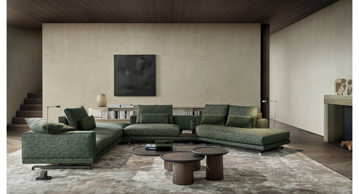 OCTAVE - SOFÁ - MOLTENI - MINIM - varios colores - lifestyle