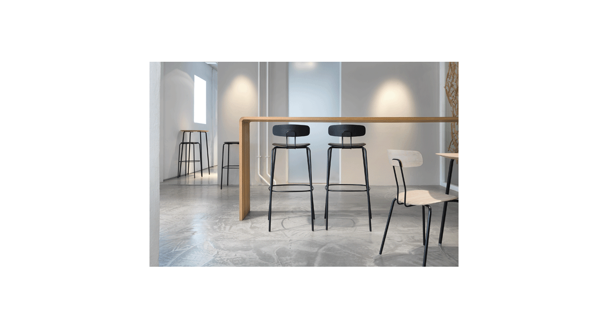 OKITO - TABURETE ALTO - ZEITRAUM - MINIM - lifestyle comedor