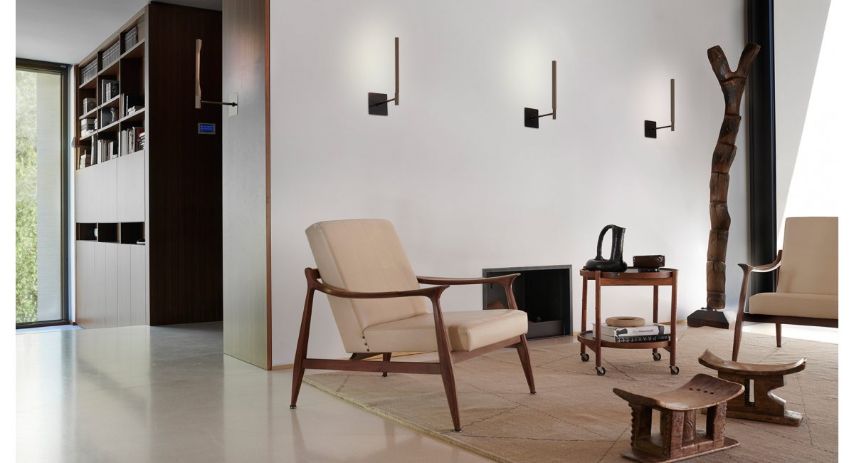 OLUCE - ilo - lámpara de pared - MINIM - lifestyle salón