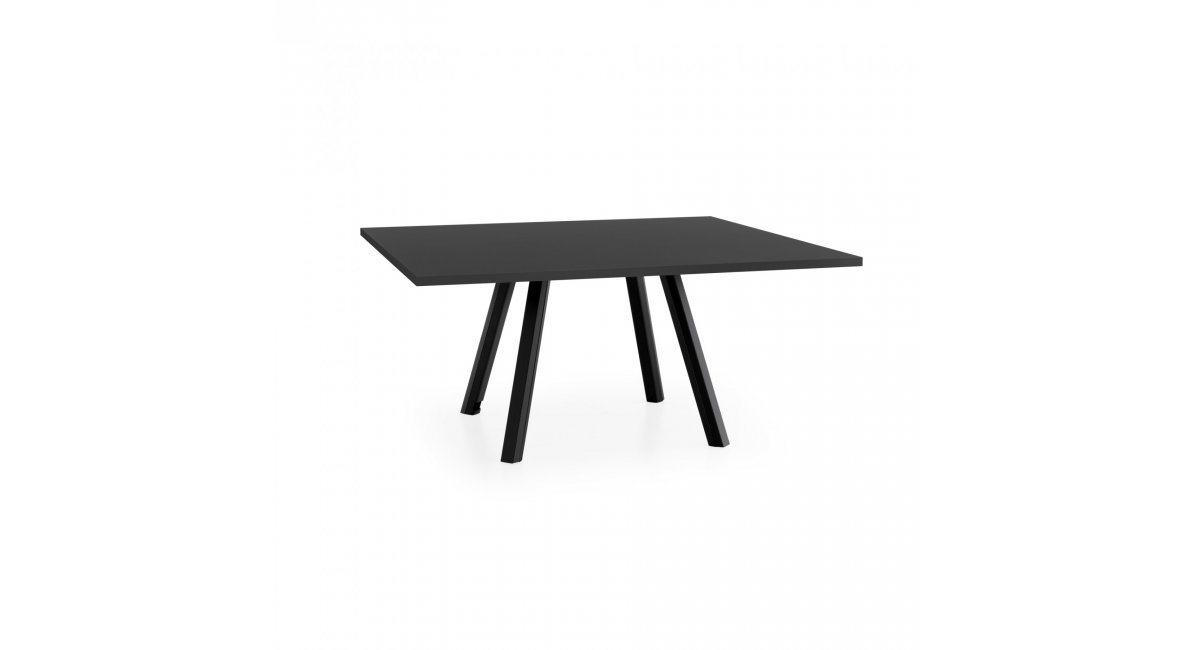 ORI - mesa cuadrada - La Palma - MINIM - mesa de comedor negra