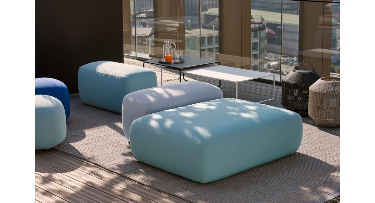 PLUS - pouf de exterior - La Palma - MINIM - lifestyle