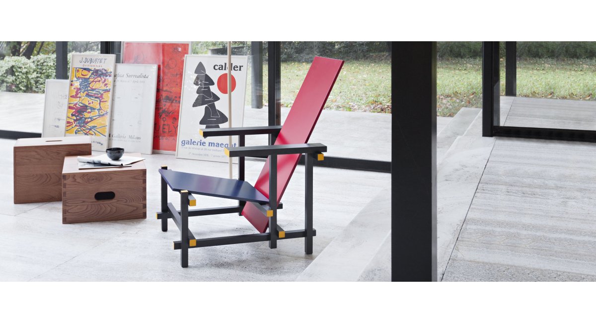 Cassina, 635 Red and Blue