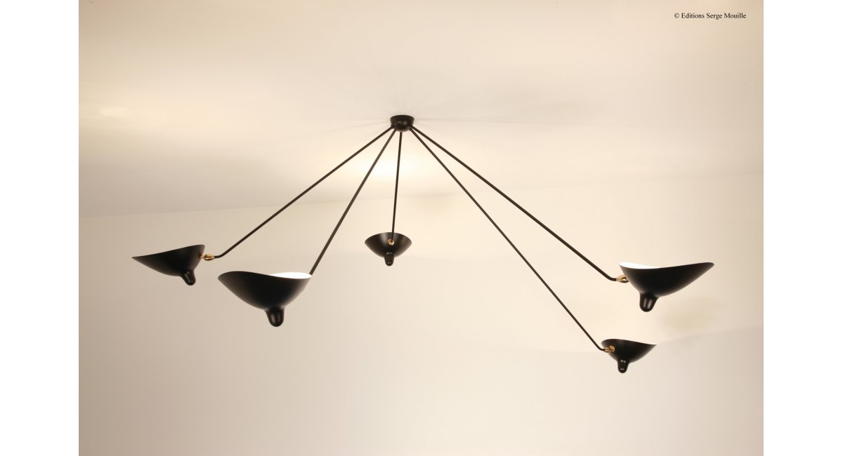 Serge Mouille, Spider 5 fixed arms