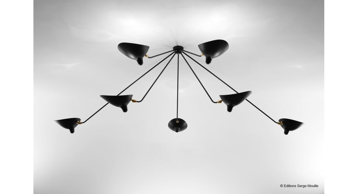 Serge Mouille, Spider 7 fixed arms