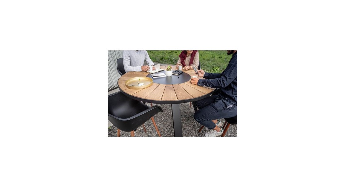 Pantagruel -mesa alta de exterior - extremis - MINIM - lifestyle jardín