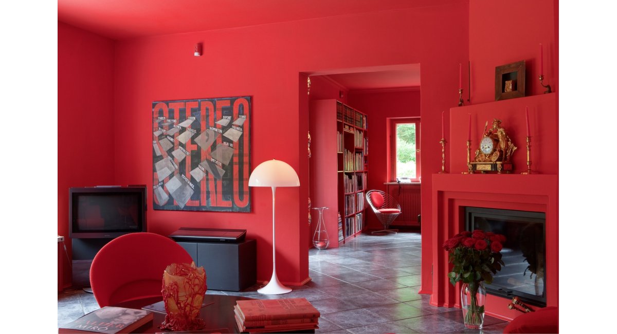 Panthella Floor - lámpara de pie - Louis Polsen - MINIM - lifestyle