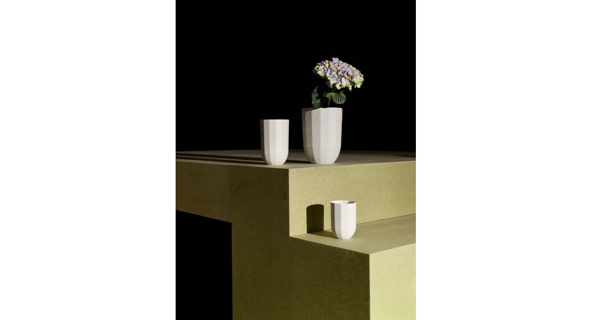 Hay, Paper Porcelain Vase