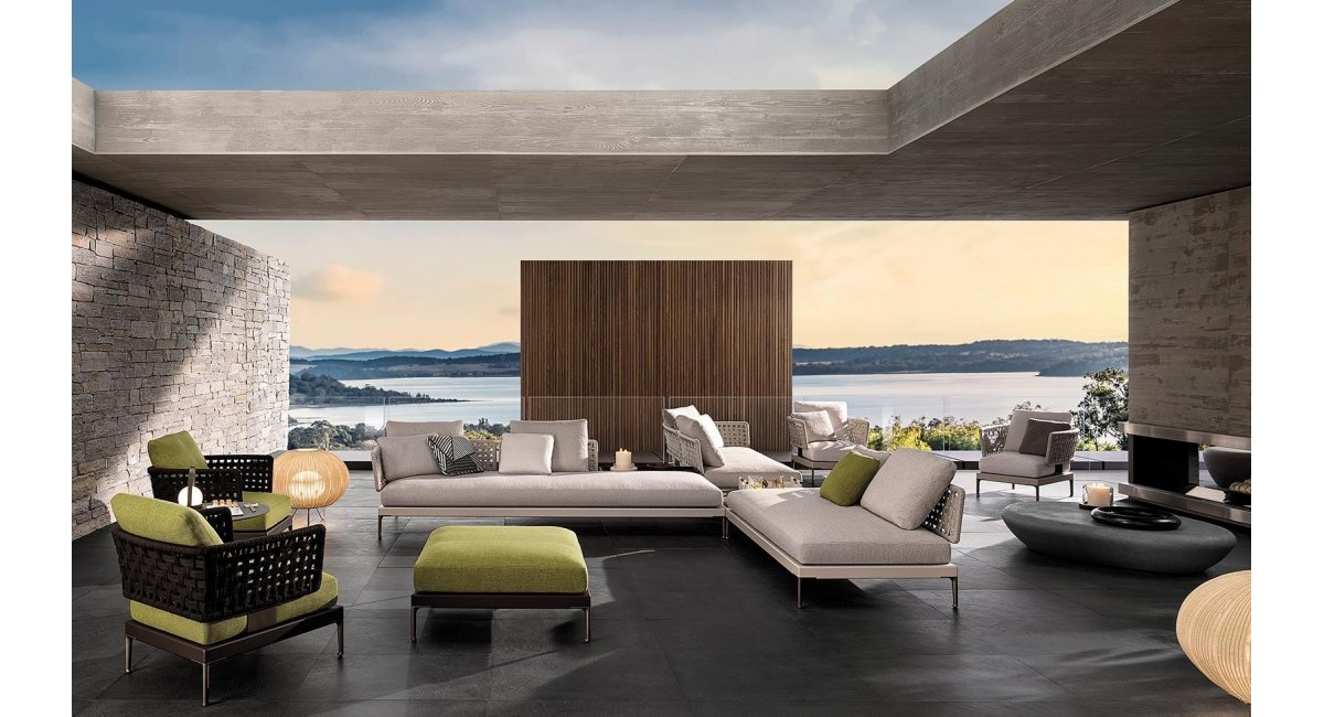 Patio Outdoor Sofa, Minotti, MINIM Barcelona