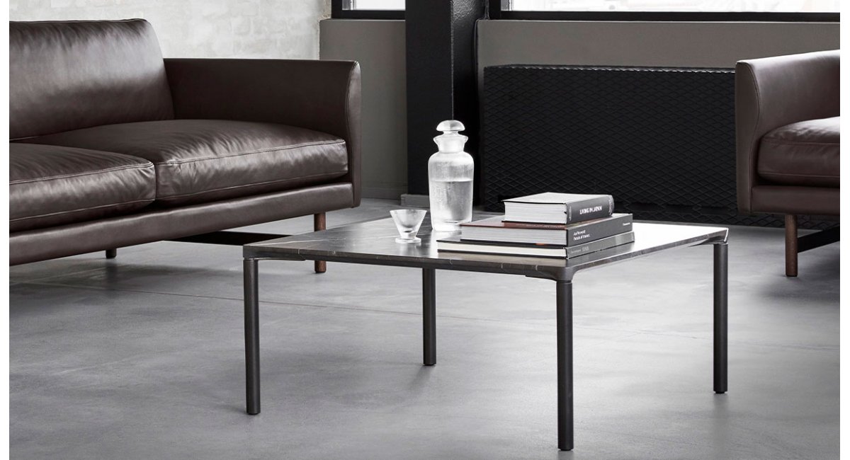 Piloti Stone - mesa de centro - fredericia - MINIM - lifestyle sala de estar