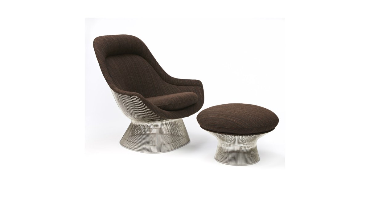 Platner Easy Chair and Ottoman KNOLL MINIM