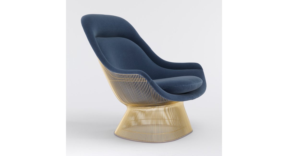 Platner Easy Chair and Ottoman KNOLL MINIM