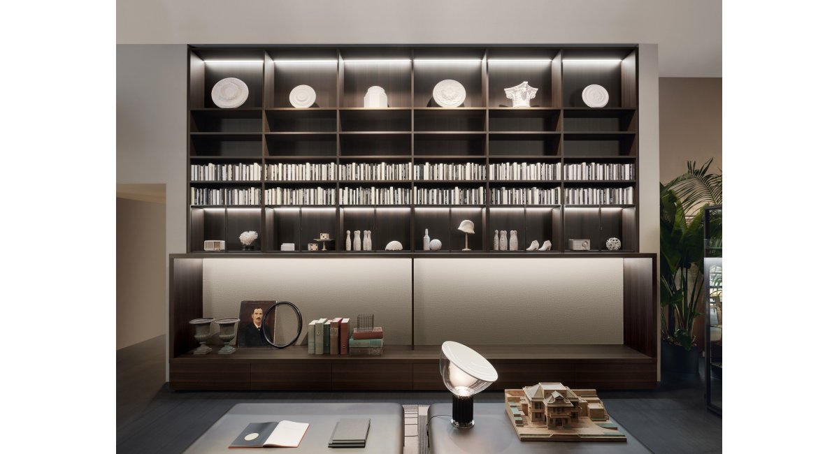 Polifunzionale - TV HI-FI Multifunctional - TV HI-FI - estanterías - Porro - MINIM - lifestyle