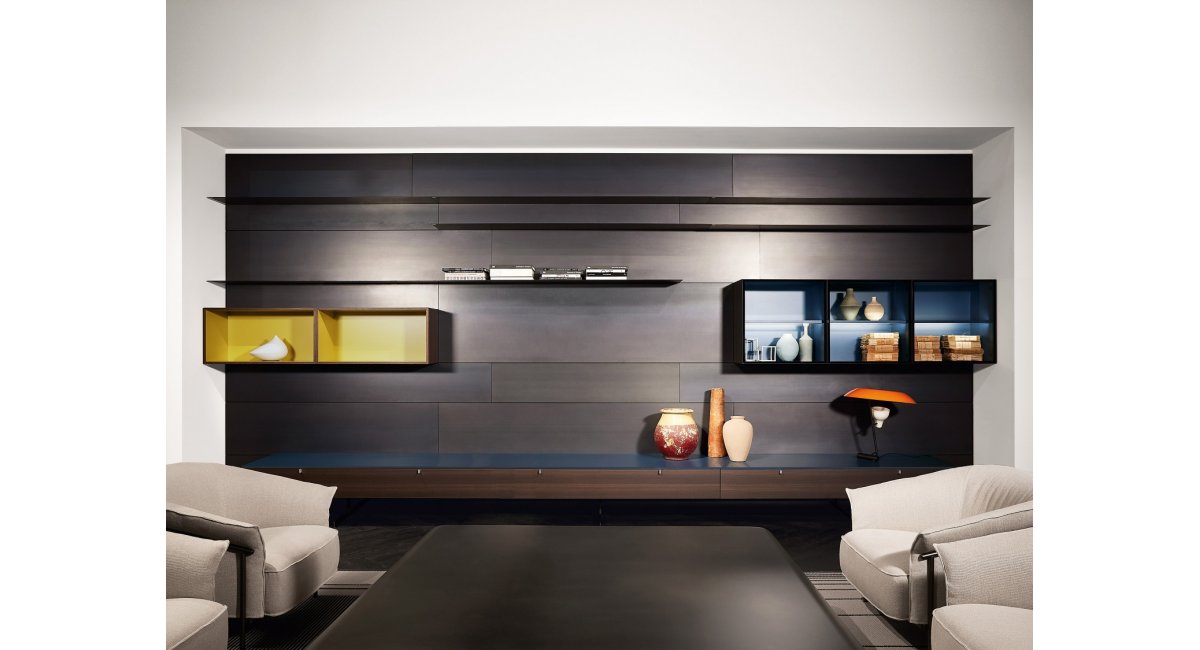 Porro Spa - Living TV HI-FI - mueble TV - Porro - MINIM - sistema modular