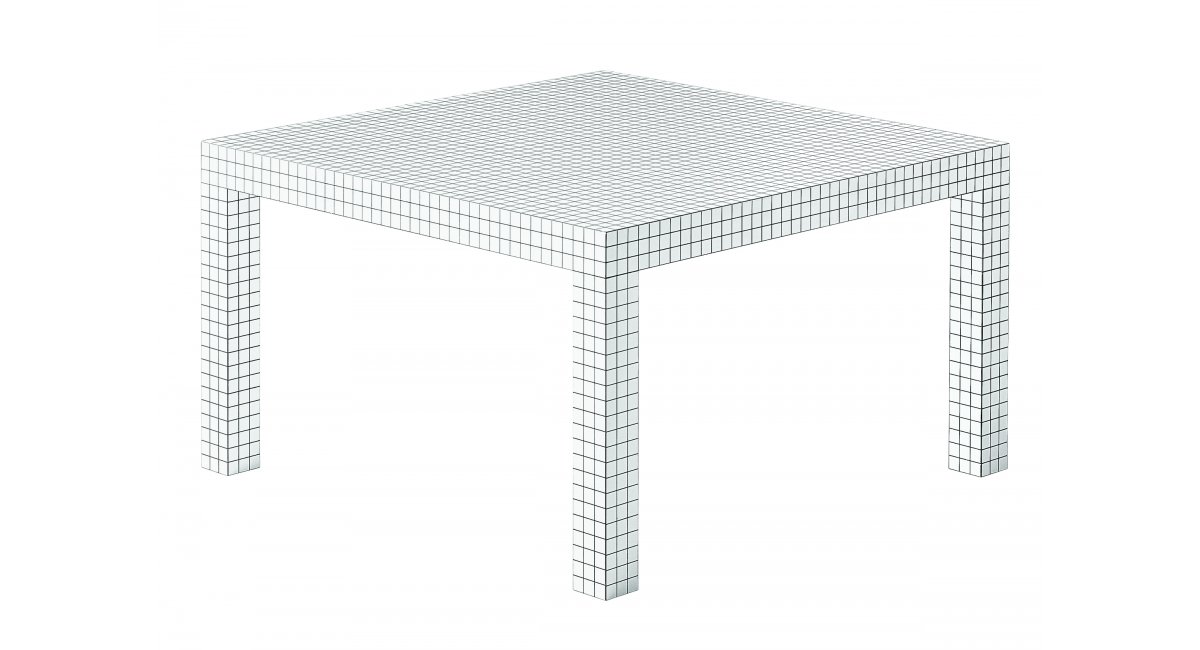 Quaderna mesa Zanotta en MINIM