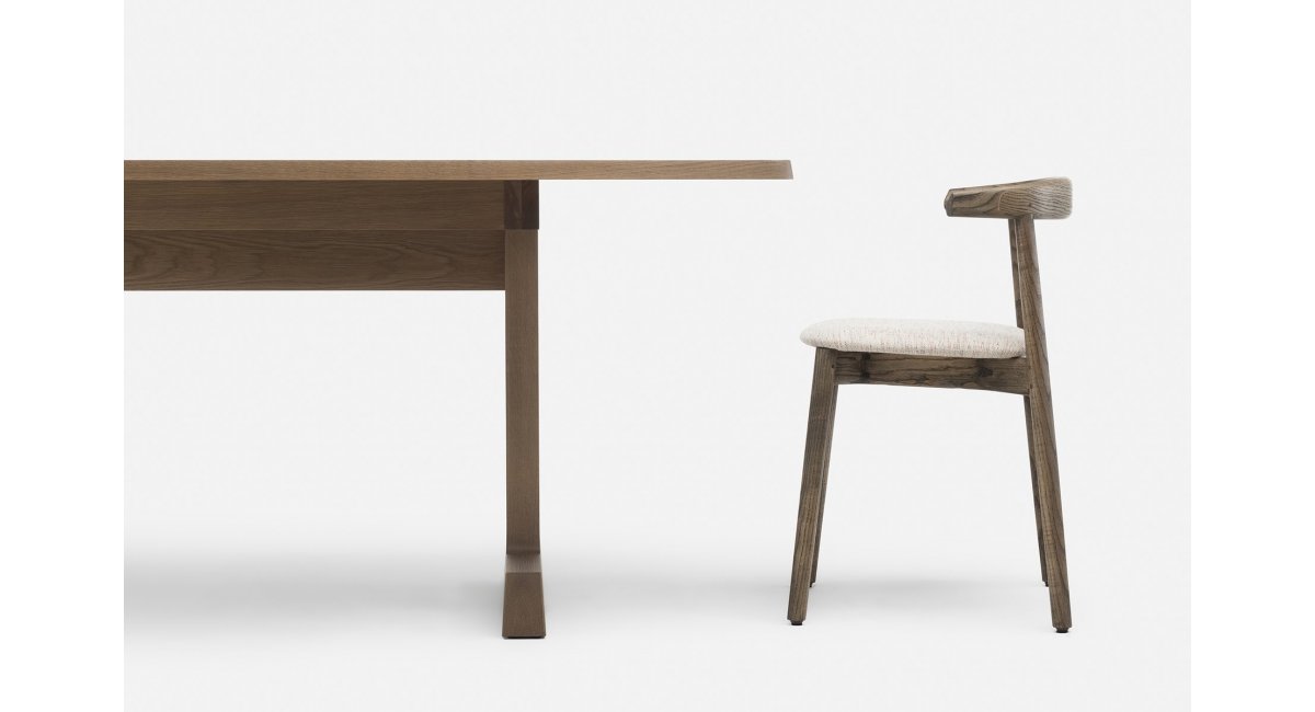 REFECTORY FIXED TABLE - mesa de comedor - delaespada - MINIM - conjunto mesa de comedor y silla