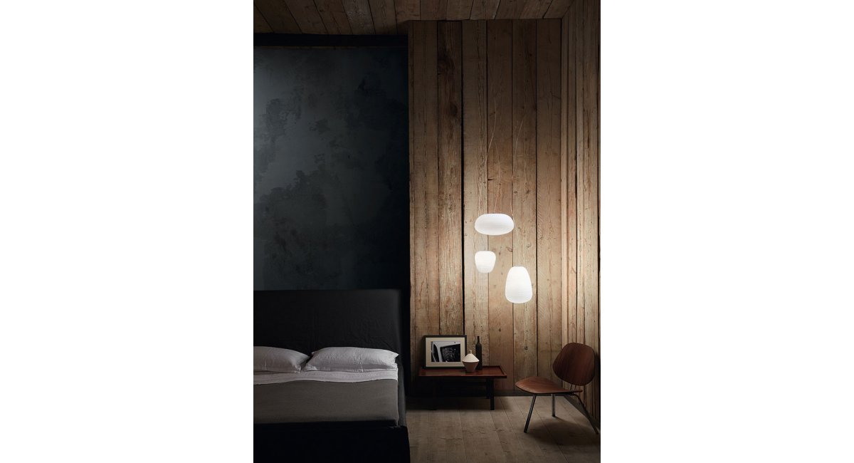 Rituals 1 - lámpara suspendida - Foscarini - MINIM - Madrid - Barcelona - lifestyle dormitorio