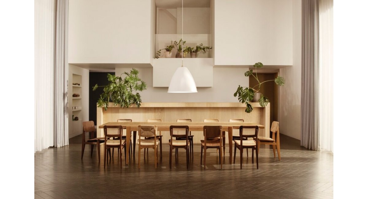 S-Table_DiningTable_Extendable_220x95_mesa extensible de roble_mesa de comedor_Gubi_MINIM_lifestyle comedor