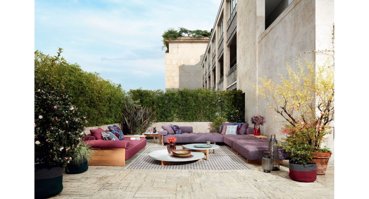 Sail Out Divano - sofá de exterior - Cassina - MINIM - lifestyle