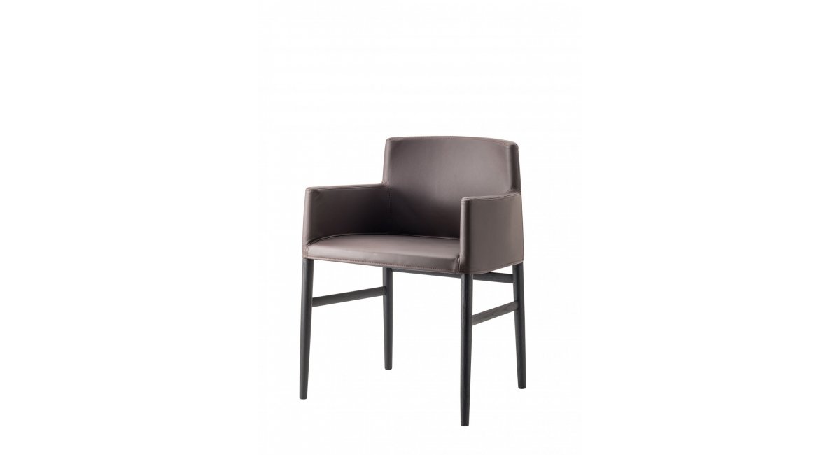 Silla PIOGGIA_Porro_Silla acolchada_silla comedor_silla cocina_silla oficina_MINIM Showroom_Madrid_Barcelona_silla gris