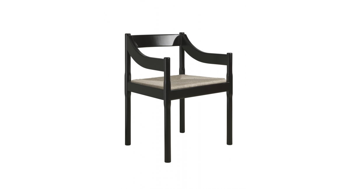 Silla_Carimate - color negro_ Black - Fritz Hansen - MINIM